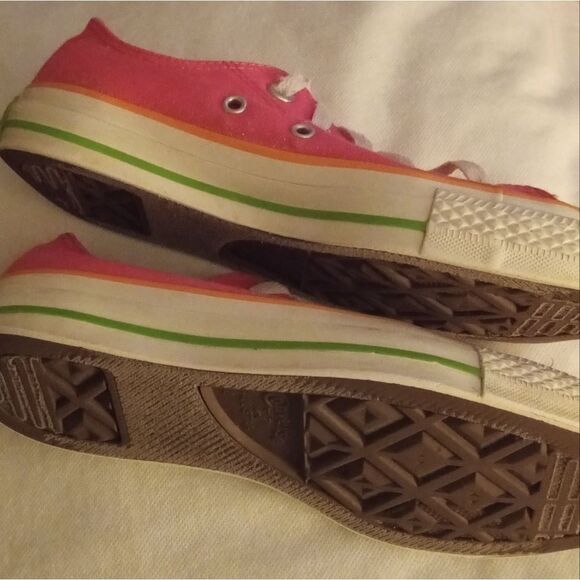 NEON CONVERSE LOW TOP ALL STARS - Picture 2 of 7